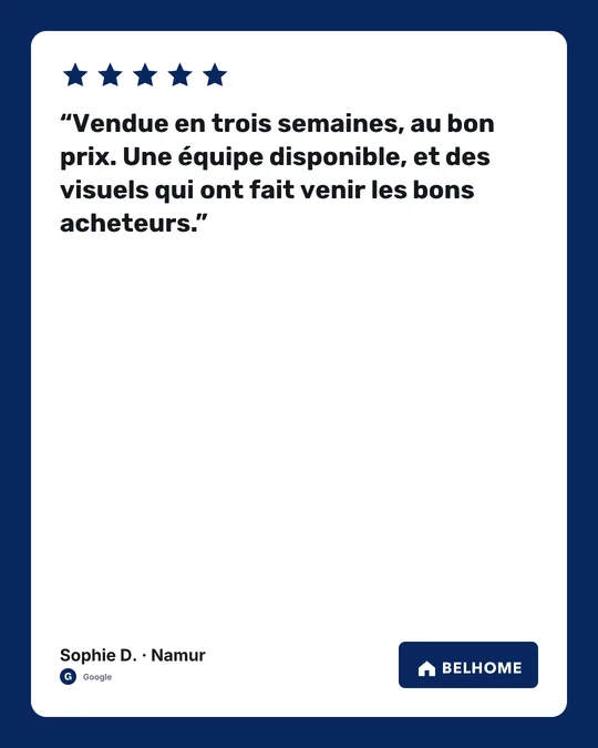 Avis Google mis en visuel, design carte, 5 étoiles