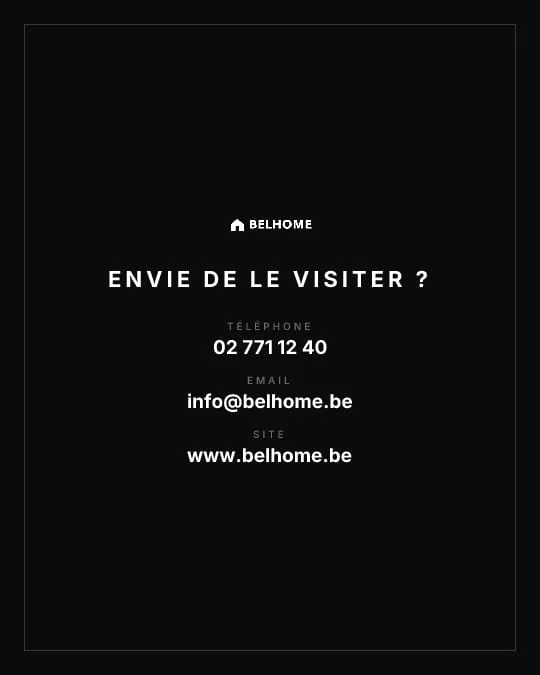 Carrousel immobilier style Cinéma, slide de contact de l'agence