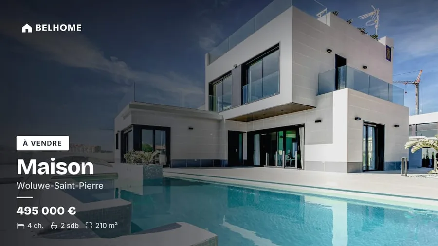 Visuel immobilier au format paysage pour Facebook et LinkedIn