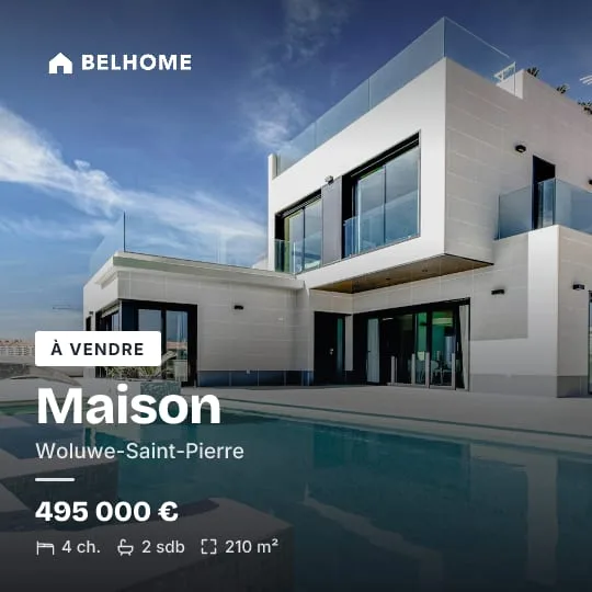 Visuel immobilier au format carré 1:1, 1080 × 1080 px